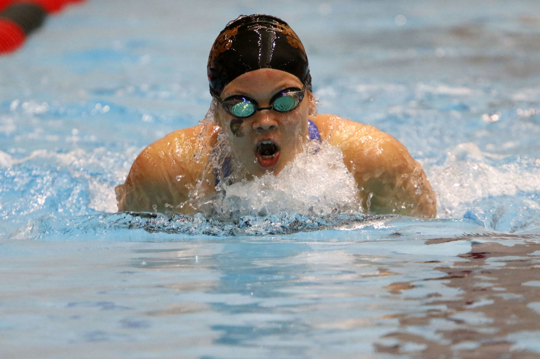 Girls state swimming finals in Indianapolis